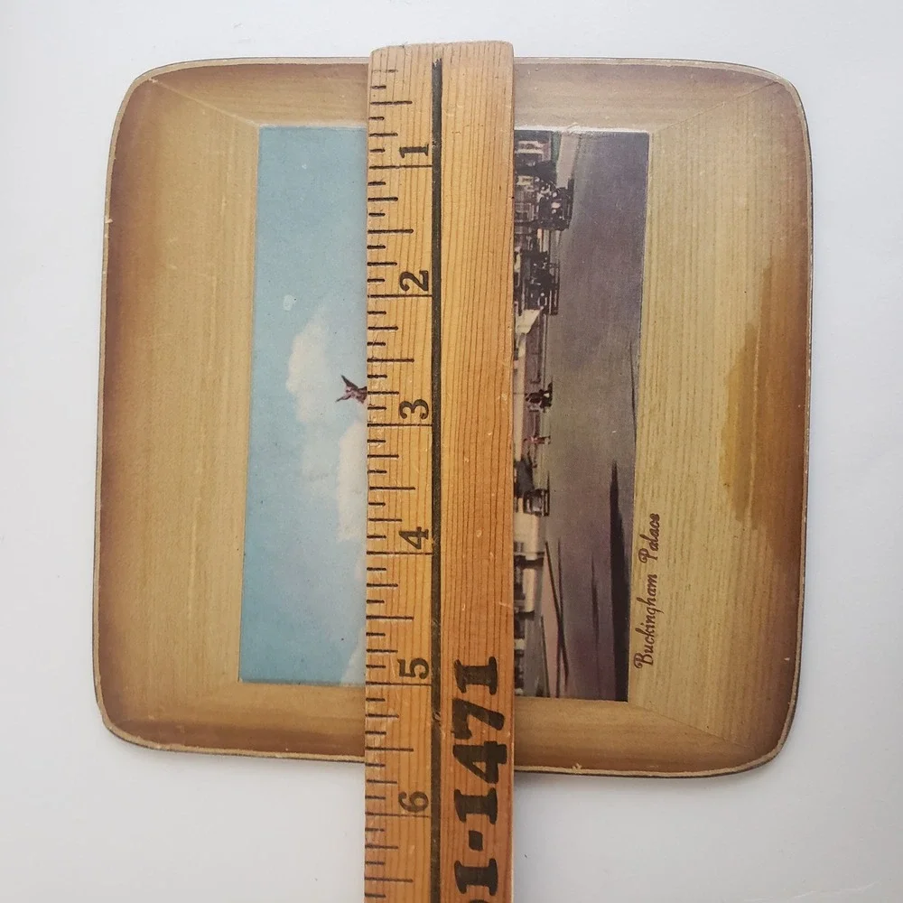 Vintage Pimpernel London Historical Sites Coasters Cork‎ Back Set of 4